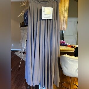 NWT- Timeless Favorite Chiffon Maxi Skirt in Taupe